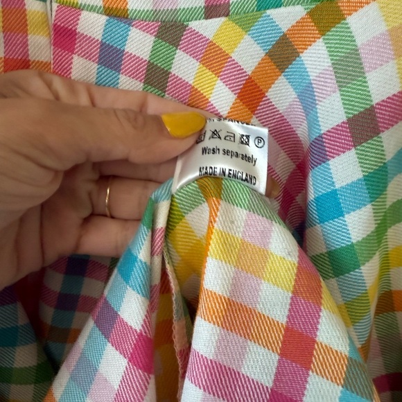 New ✨ Carmen’ Bright Check Vintage Dress - Picture 9 of 11